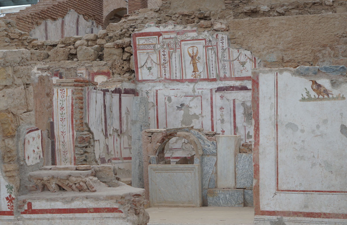 Die Ruinen von Ephesos hanghäuser