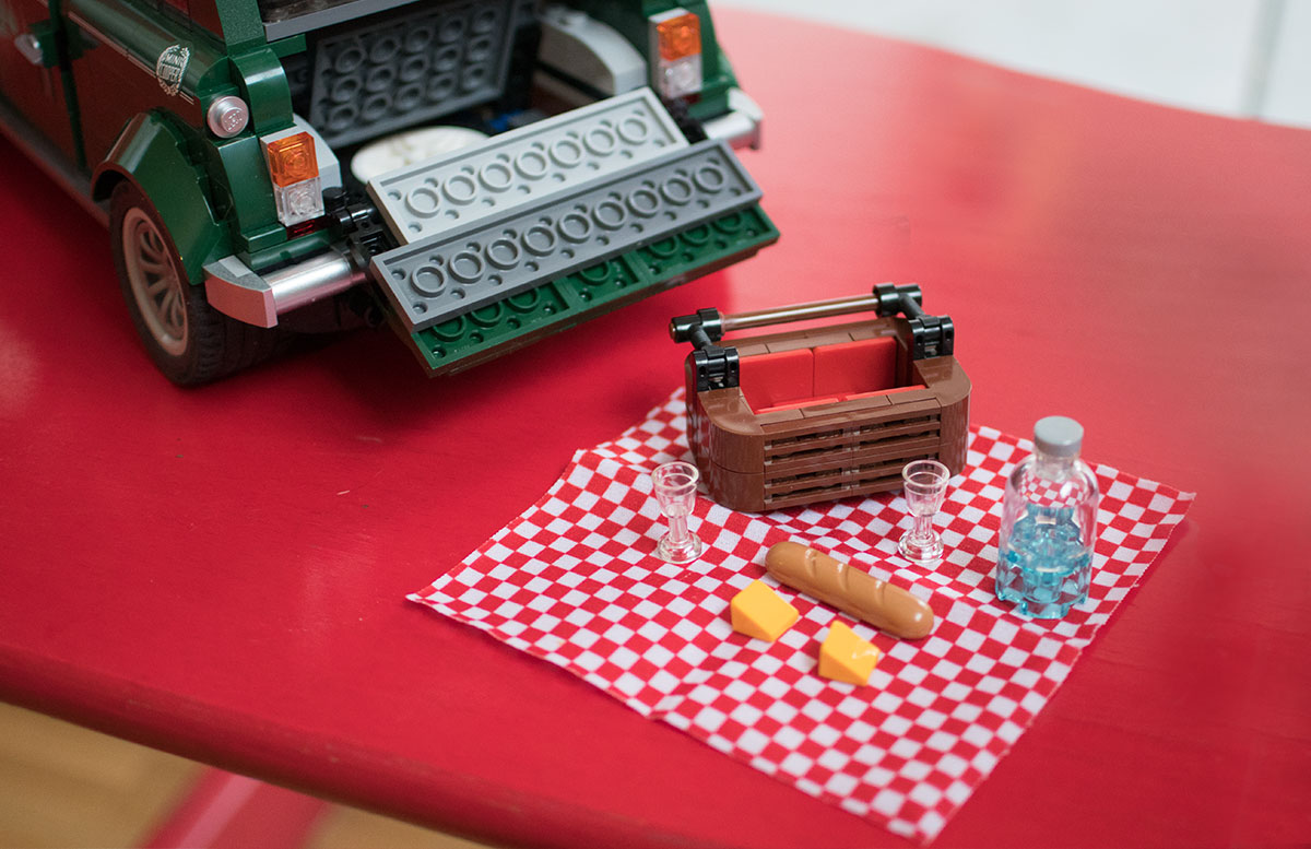 LEGO Creator MINI Cooper Gewinnspiel DETAIL AUTO picknickkorb