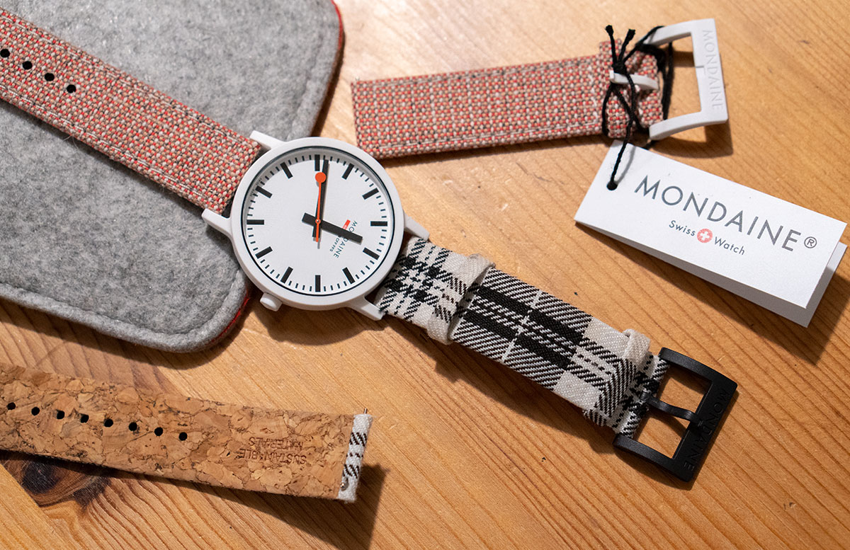 Mondaine-essence-Winter-Uhrenkollektion-2019--verschiedene-armbänder-wechselbar