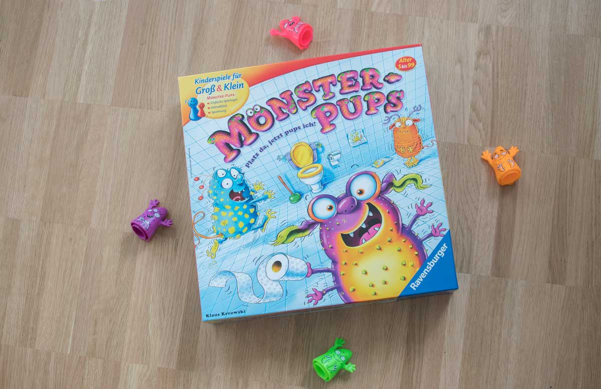 Monster-Pups Spiel von Ravensburger Schachtel