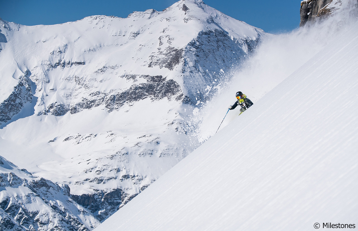 Ski amade - made my Day Abheben in Bad Gastein piste weiß freeride
