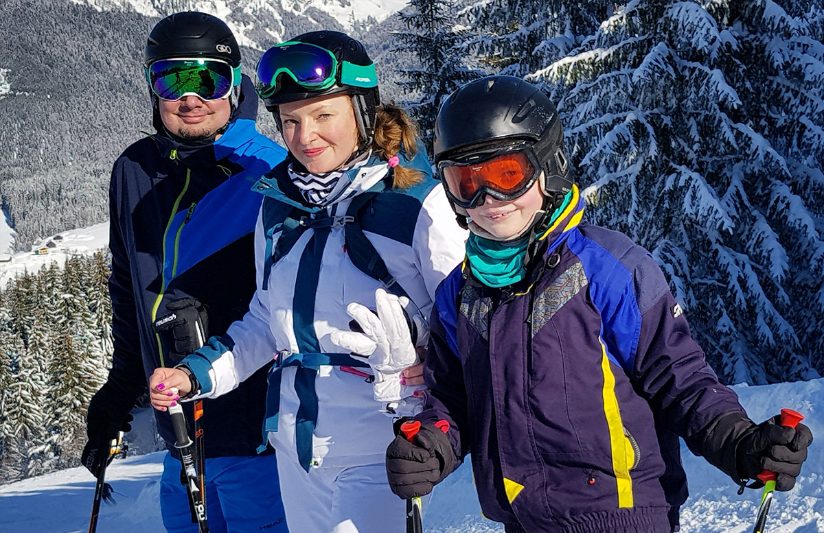 Skiregion-Dachstein-West-in-Gosau-familie