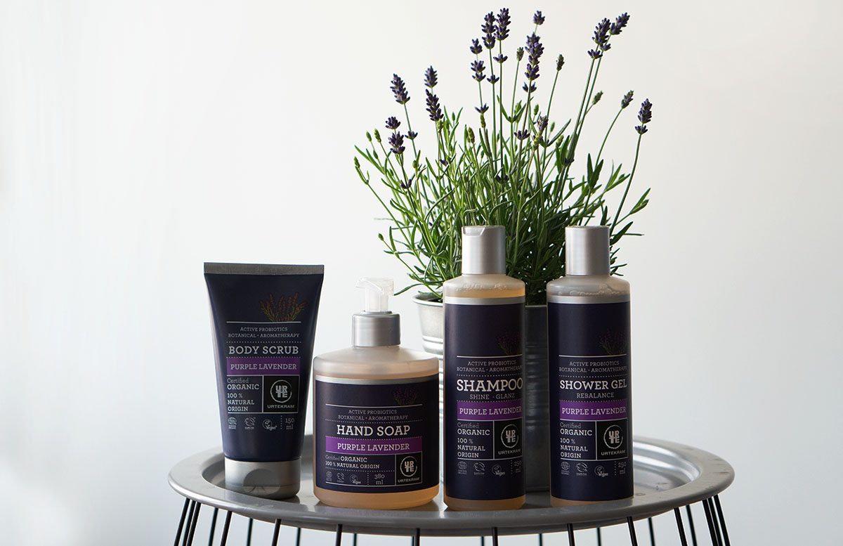 Urtekram Purple Lavender Bio Kosmetik Pflegelinie produkte