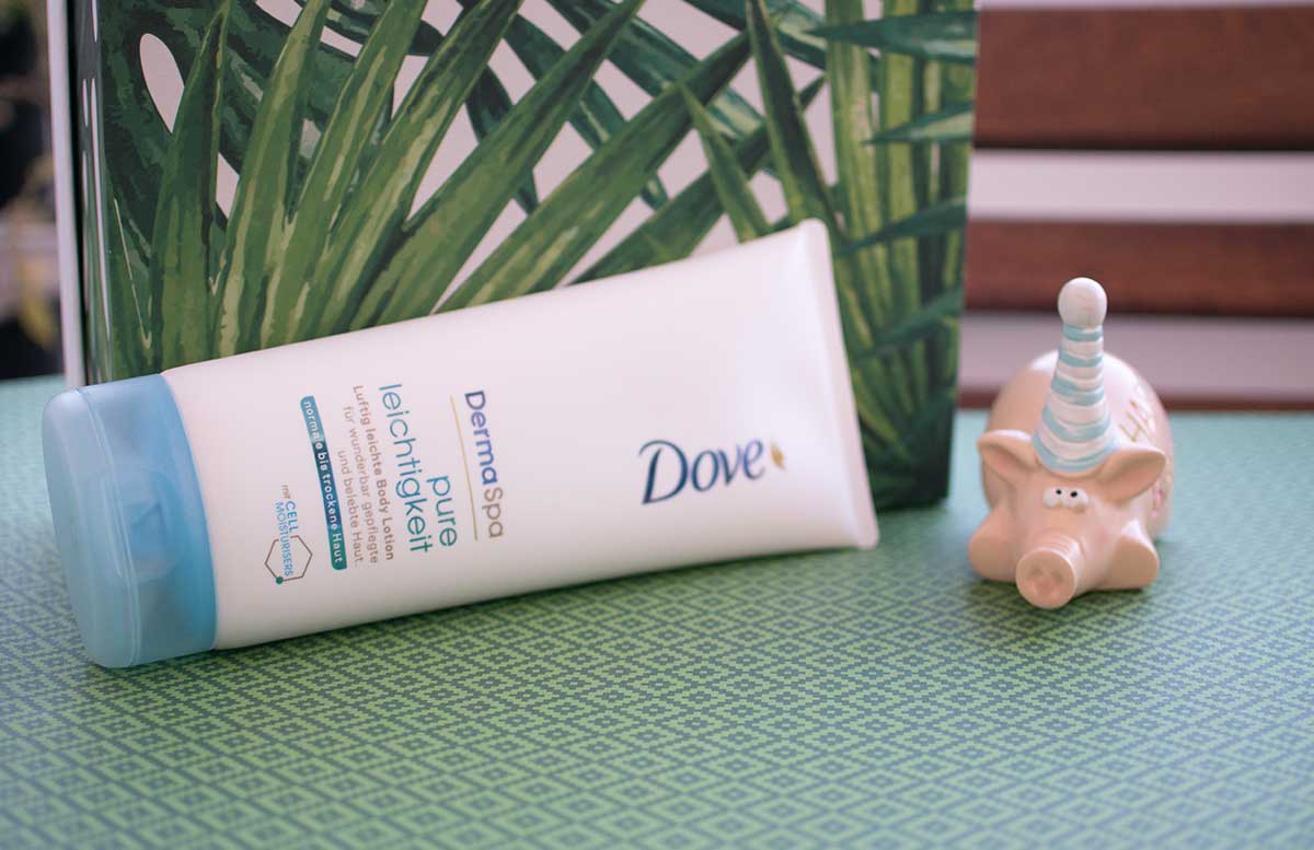 We are Glossybox Edition August dove body lotion